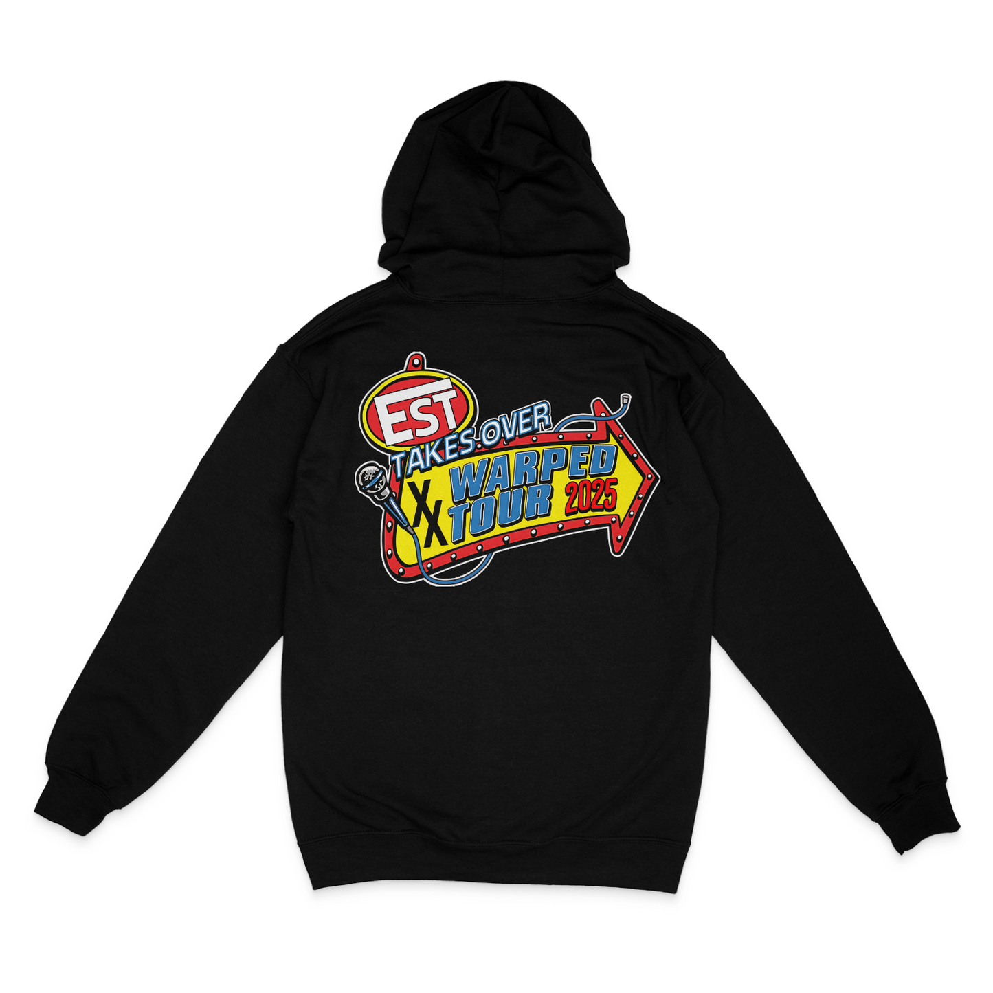 EST Takes Over Warped 2025 Zip Up Hoodie