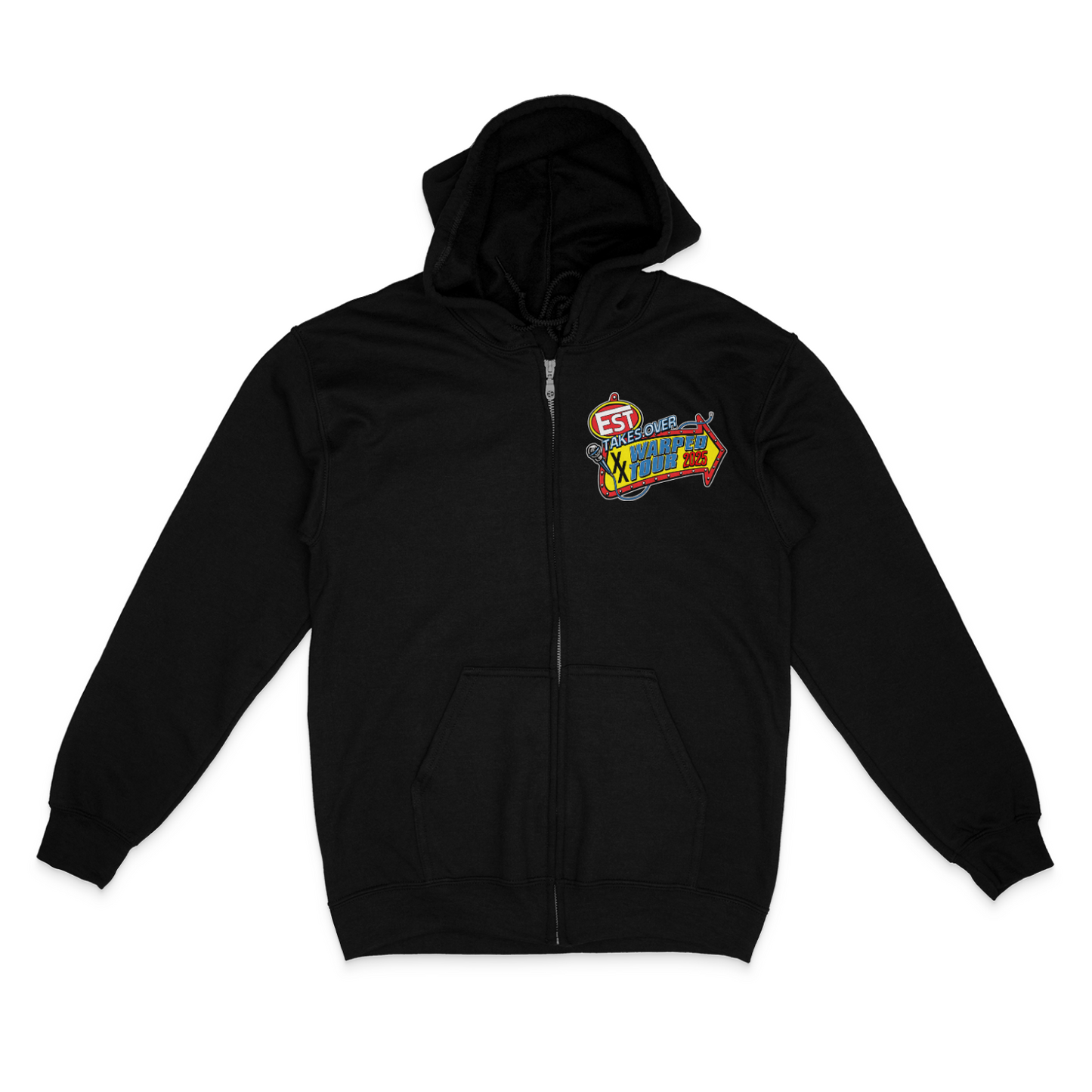 EST Takes Over Warped 2025 Zip Up Hoodie