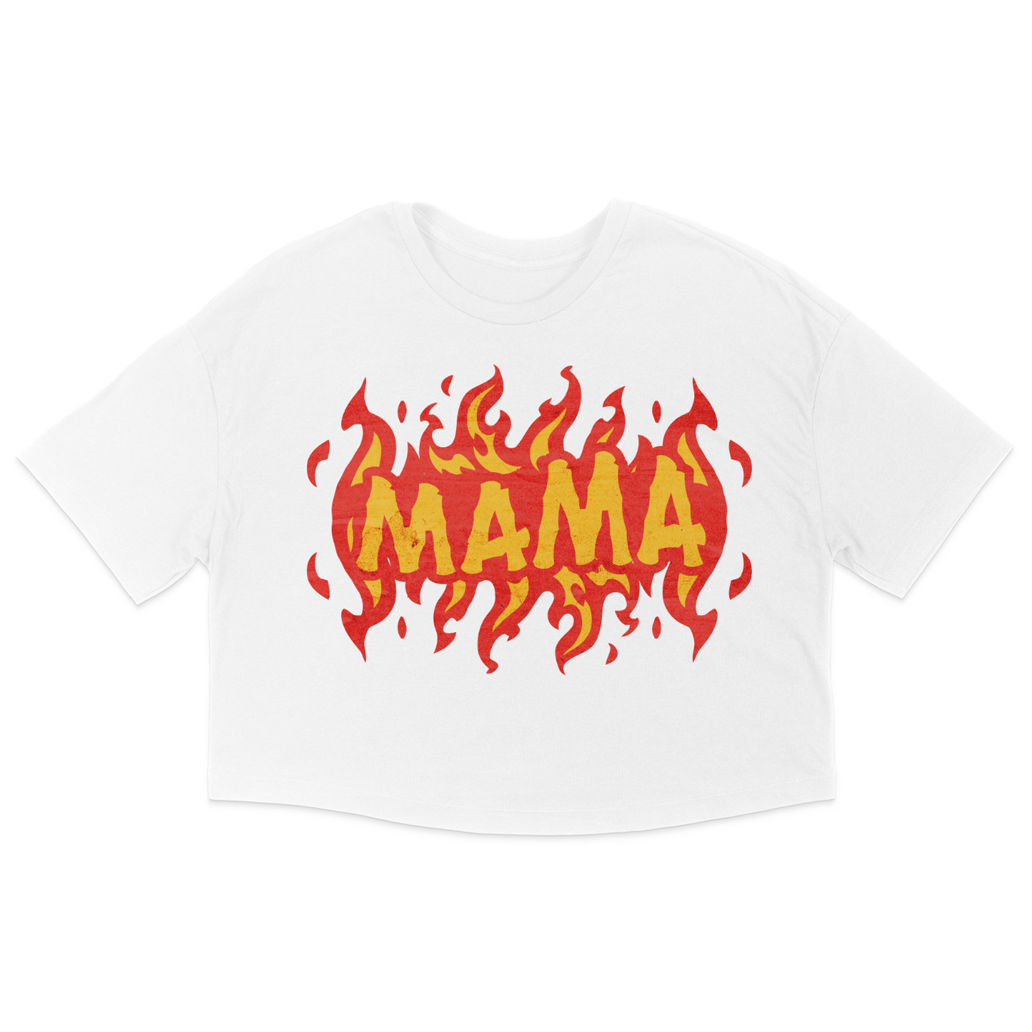 Mama Fire Jersey Crop Top