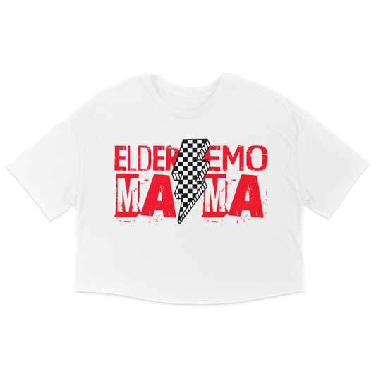 Elder Emo Mama Jersey Crop Top