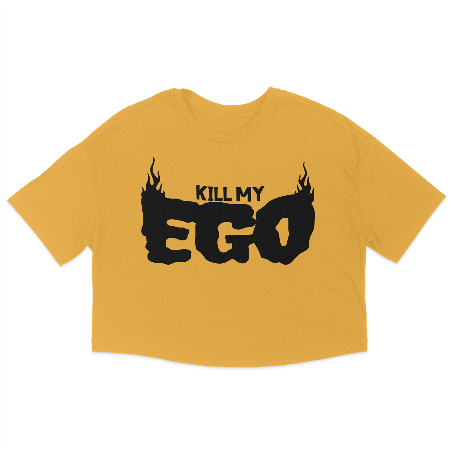 Kill My Ego Jersey Crop Top