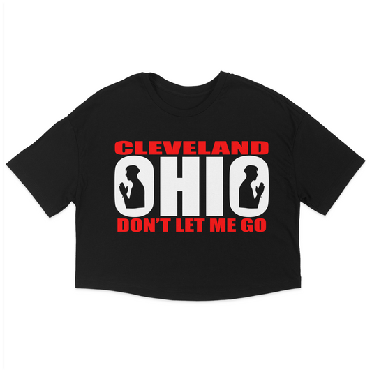 CLE Don't Let Me Go Jersey Crop Top