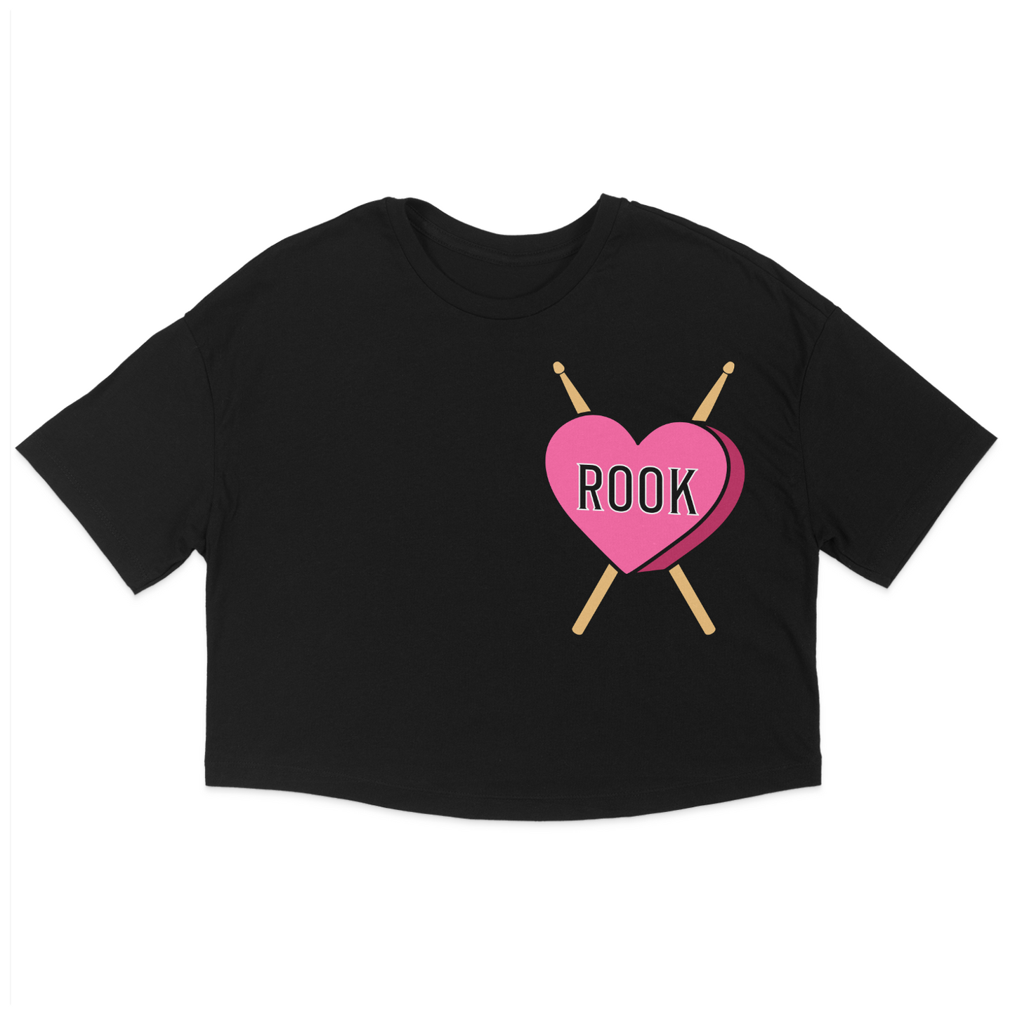 Rook Heart Jersey Crop Top