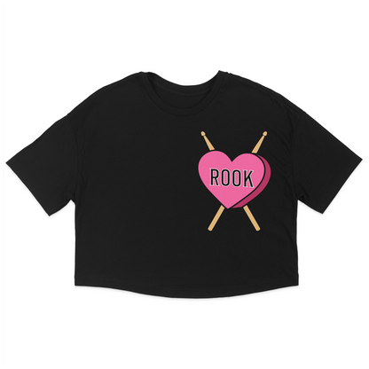 Rook Heart Jersey Crop Top