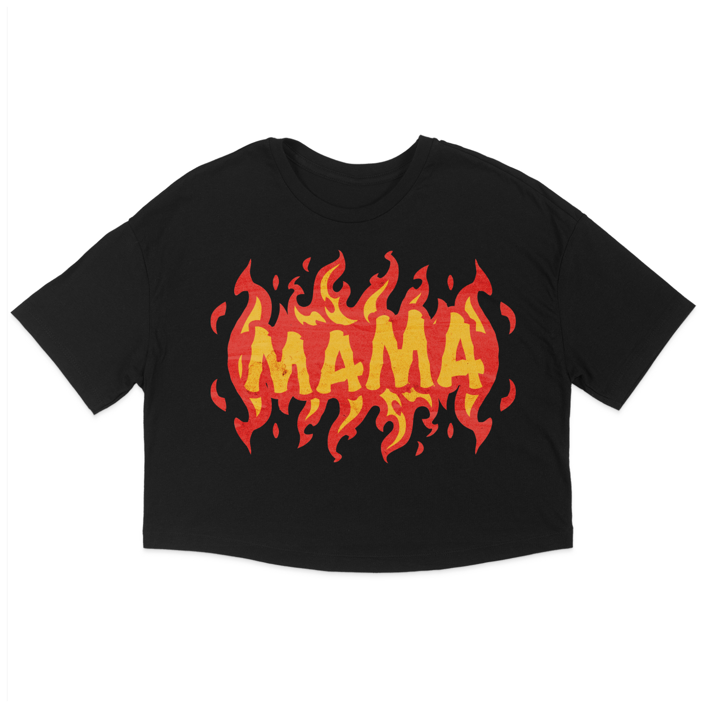 Mama Fire Jersey Crop Top