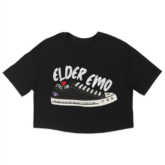 Elder Emo Jersey Crop Top