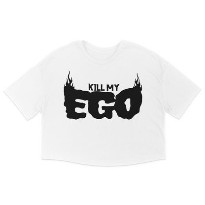 Kill My Ego Jersey Crop Top