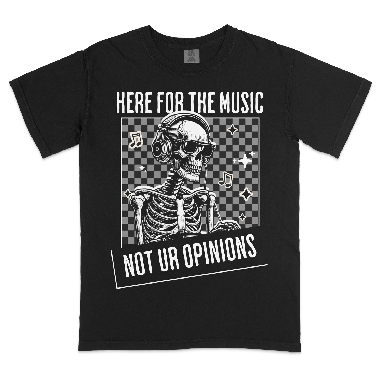 Here for the Music  Heavyweight RS T-shirt