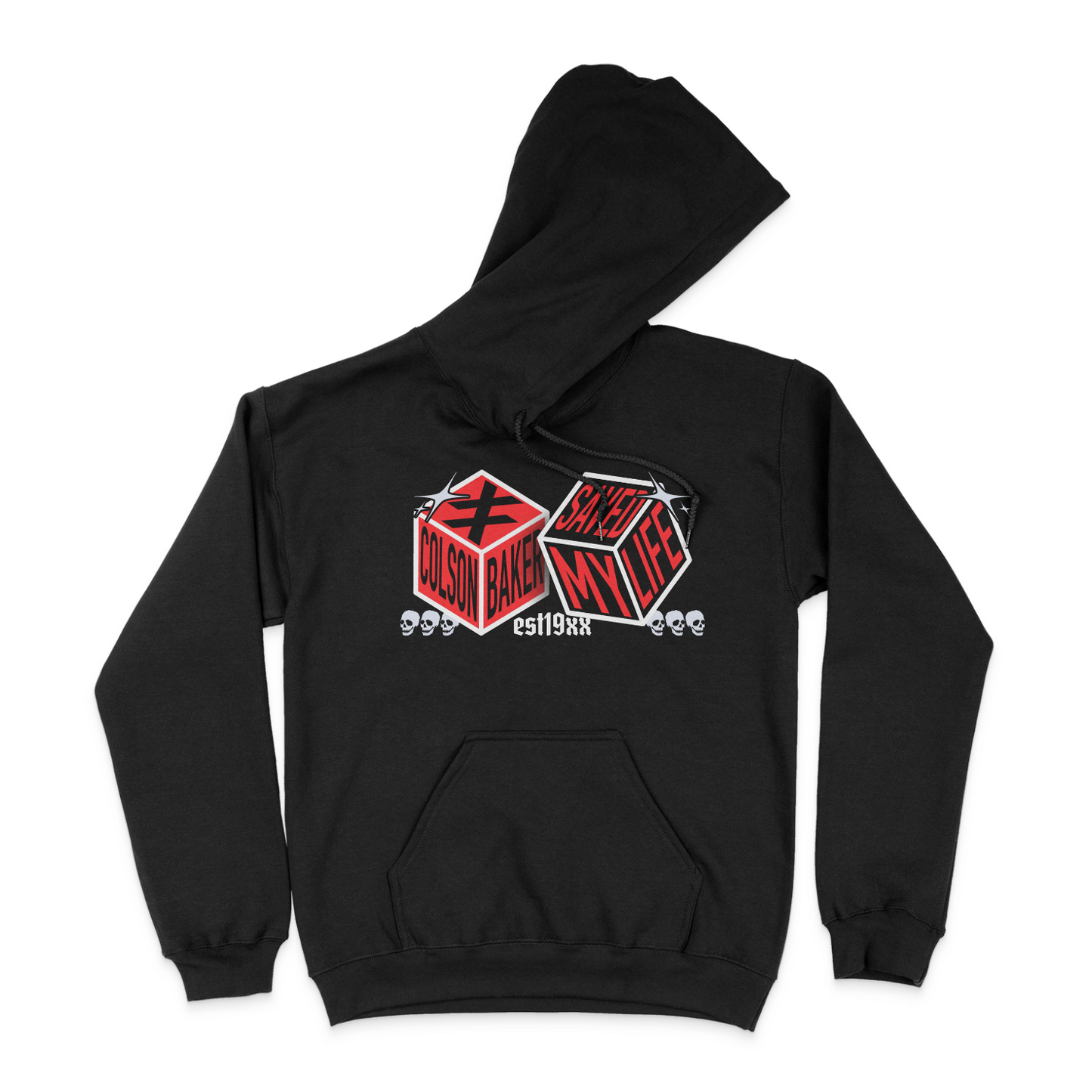 Colson Baker Saved My Life Red Flame Hoodie