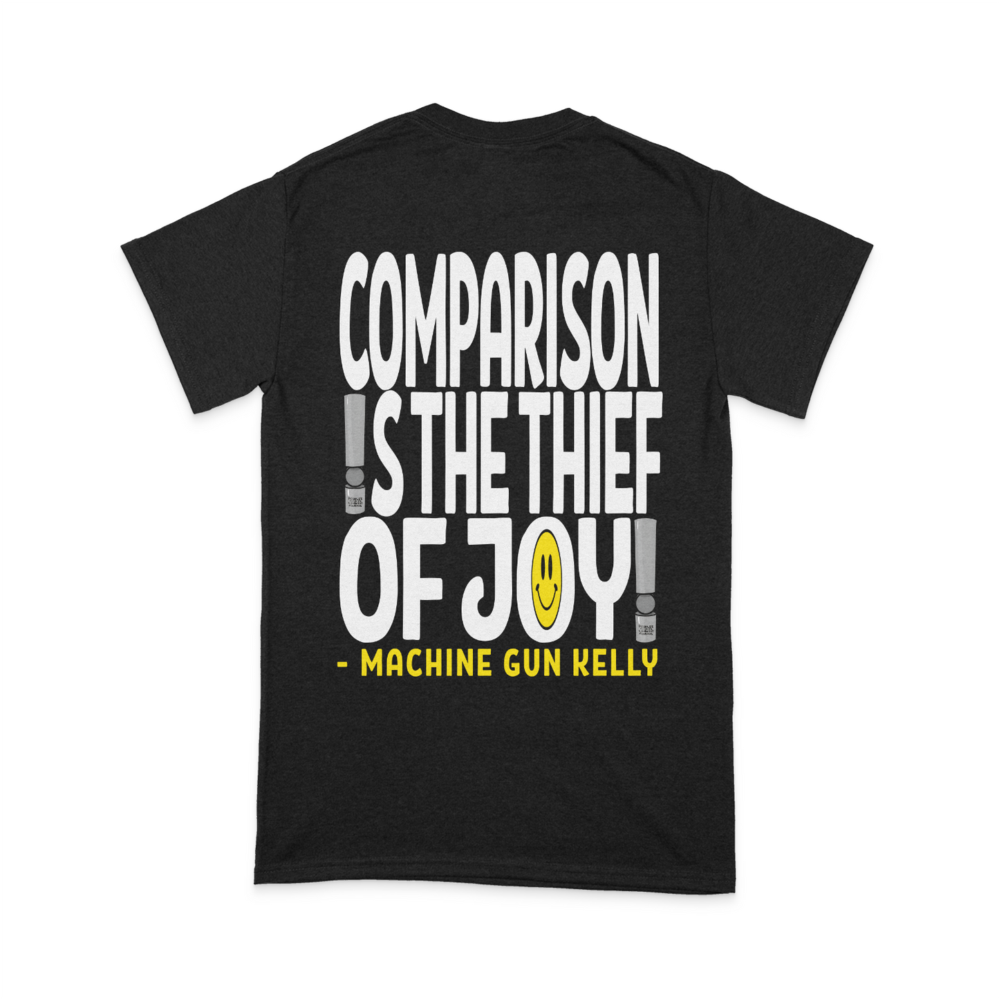 Comparison is the thief of joy mgk inspired t-shirt