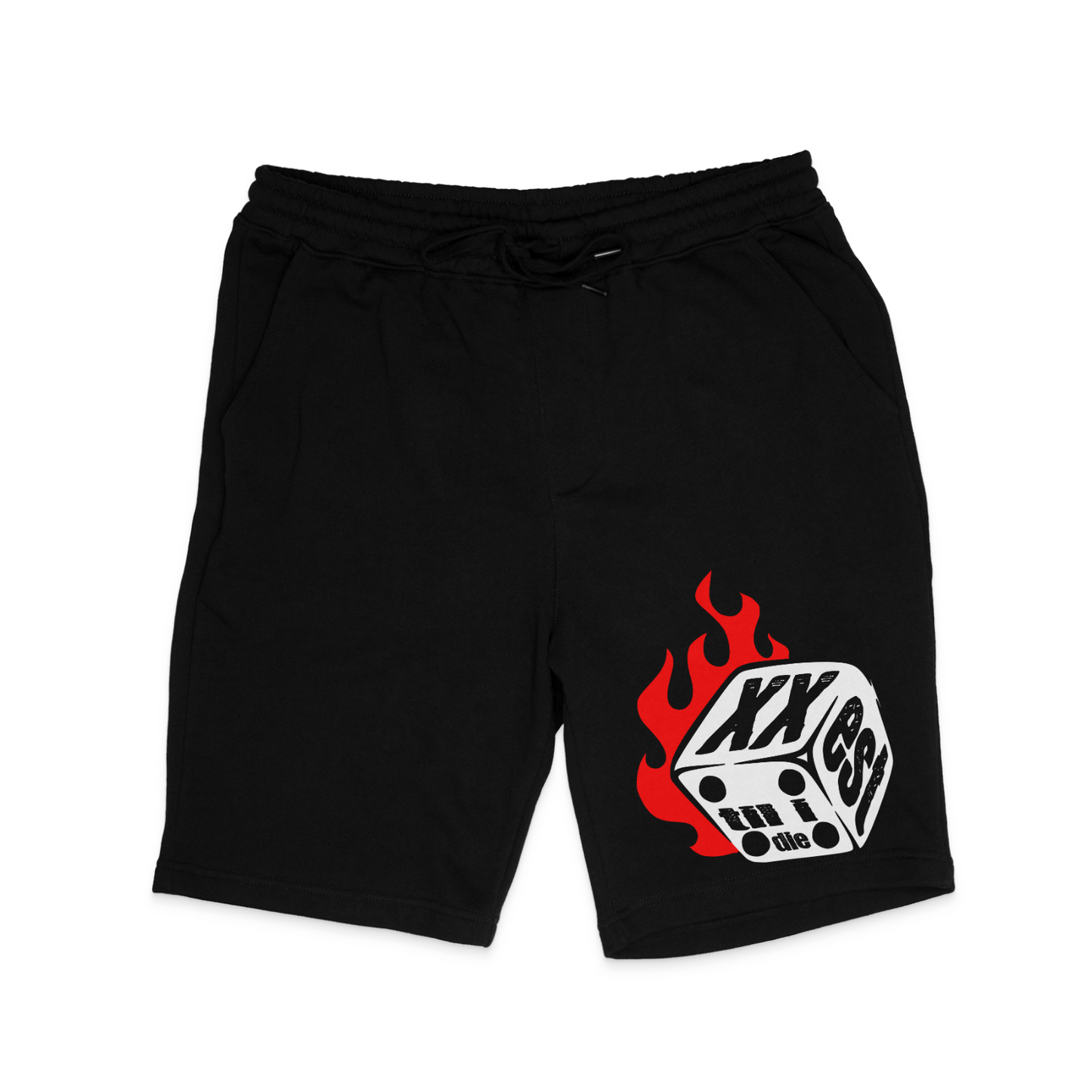 EST Til I Die Dice Midweight Fleece Shorts