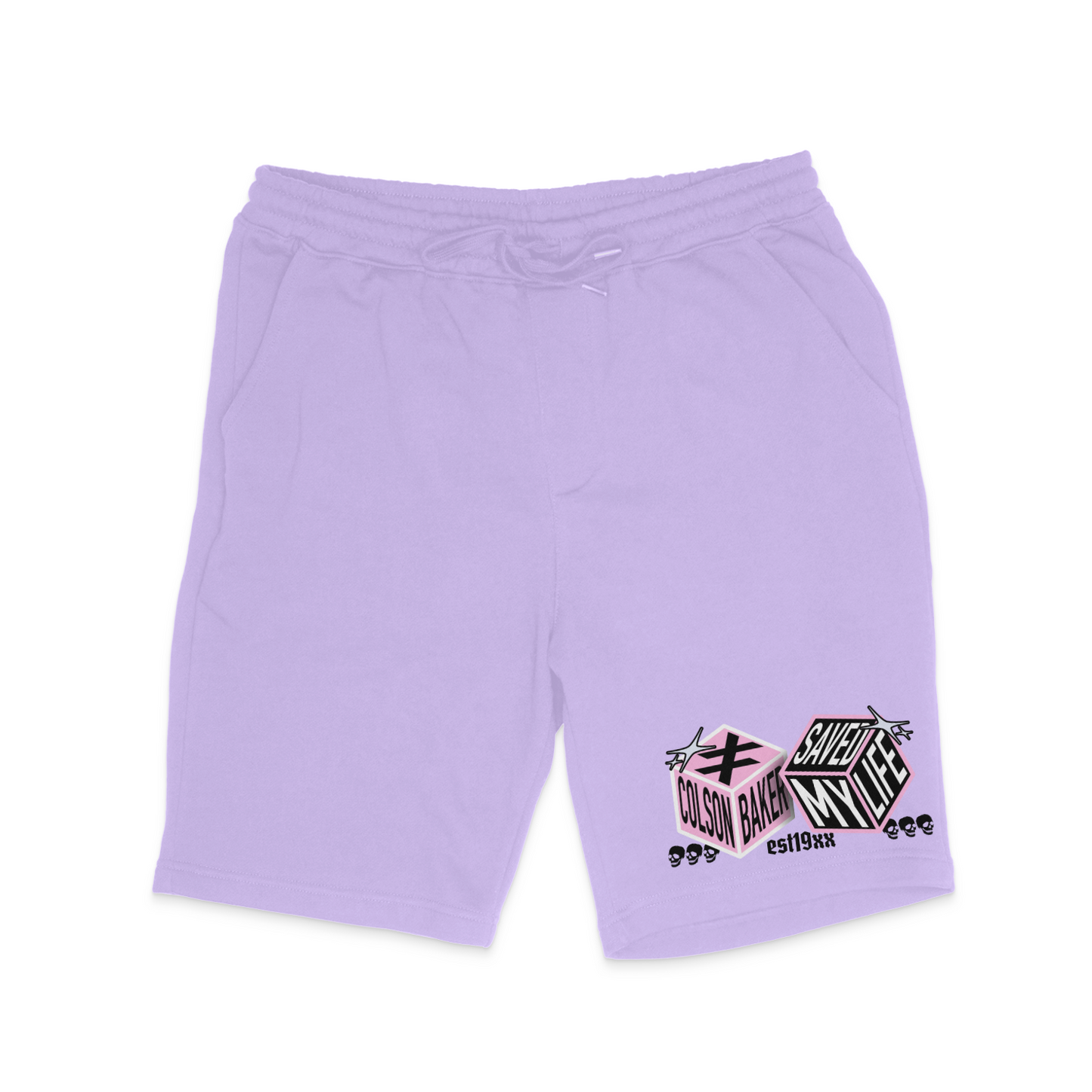 Colson Baker Saved My Life Flames Midweight Fleece Shorts