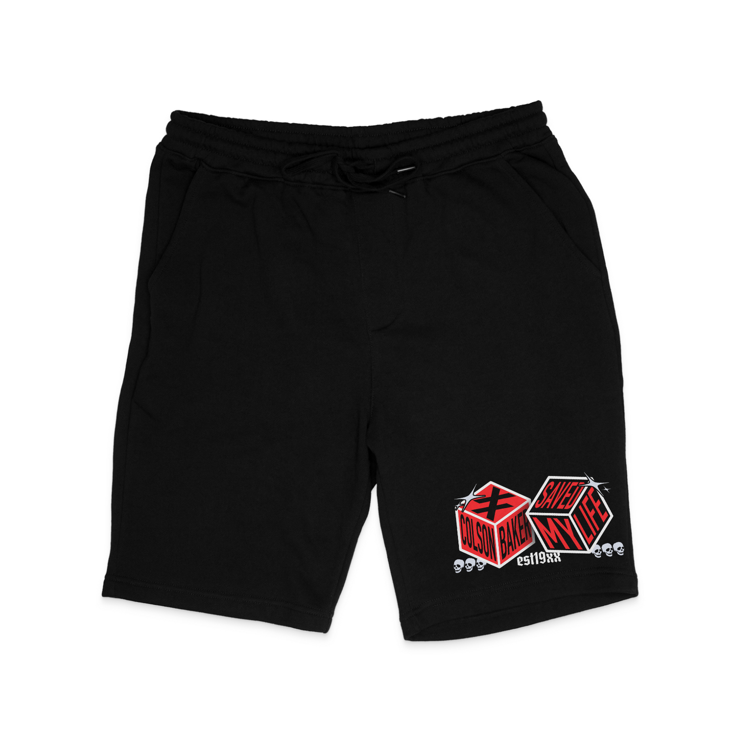 Colson Baker Saved My Life Flames Midweight Fleece Shorts