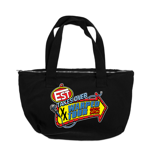 EST Takes Over Warped 2025 Tote Bag