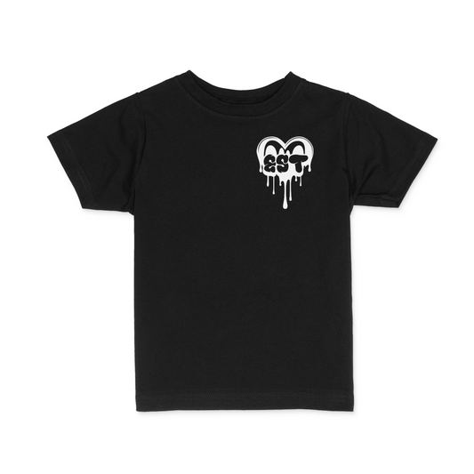 EST Drip Heart Toddler Jersey T-shirt