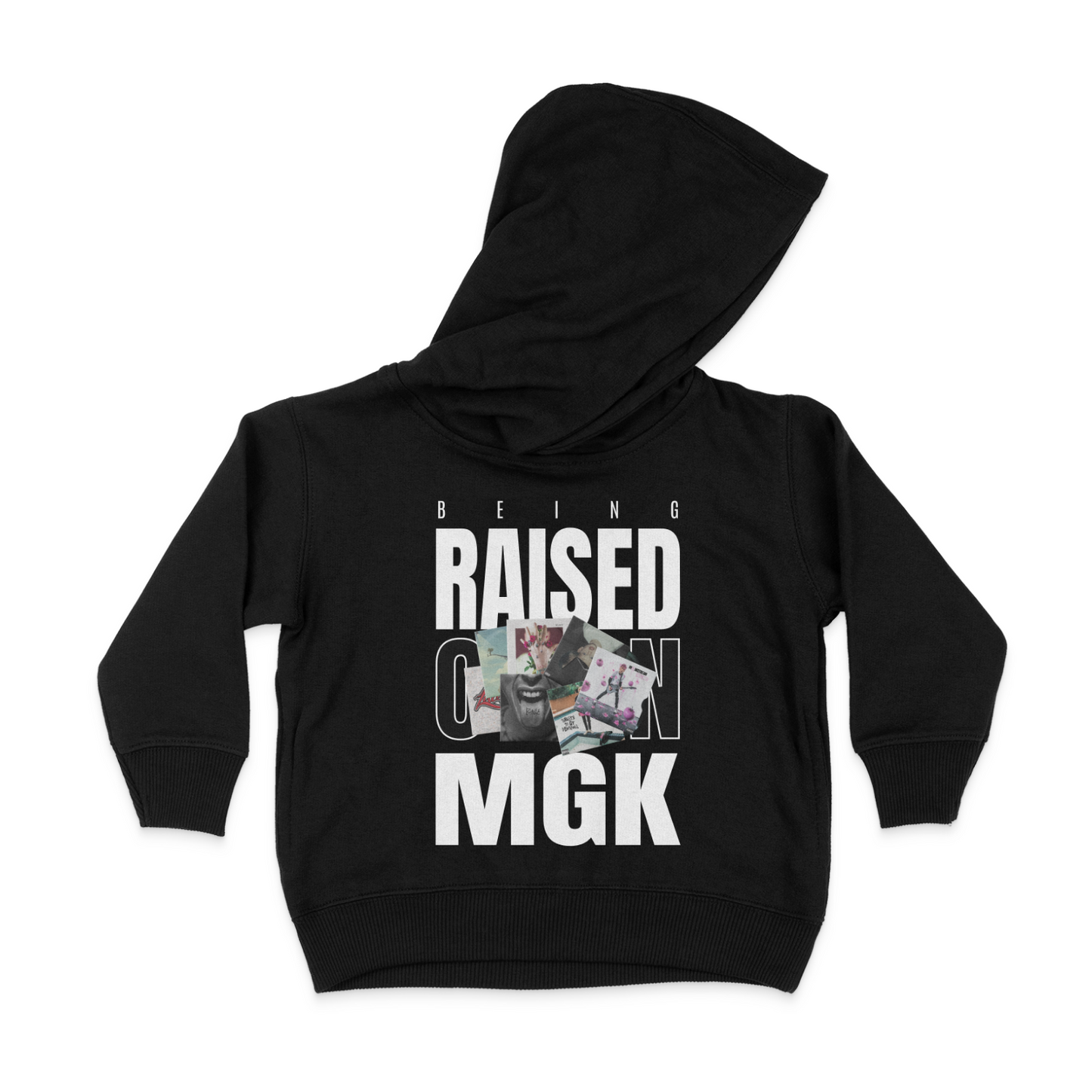 Raised on MGK Toddler Pullover Hoodie