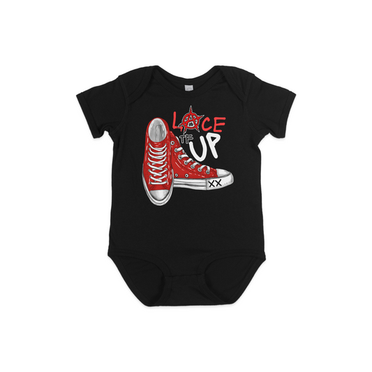 Lace tf Up Infant Jersey Bodysuit