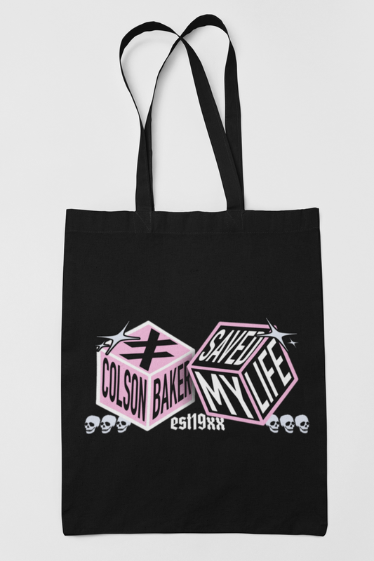 Colson Baker Saved My Life Dice Canvas Tote Bag