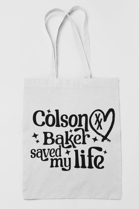 Colson Baker Saved My Life Girlie Canvas Tote Bag