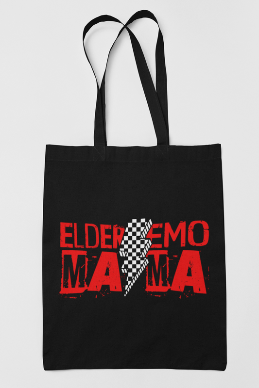 Elder Emo Mama Canvas Tote Bag