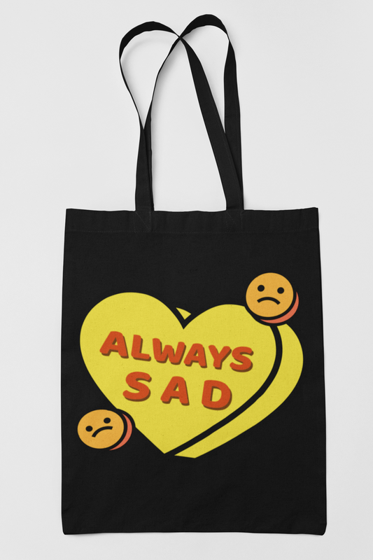 Always Sad Canvas Tote Bag