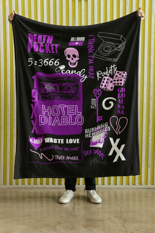 Hotel Diablo Cozy Plush Blanket *PRE-ORDER*